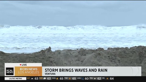 Strong surf paired with rain creates threat of flooding along SoCal ...