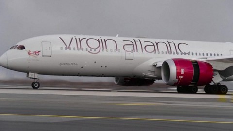 Virgin plane makes transatlantic flight using 100% sustainable fuel