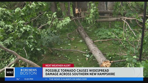 Possible tornado causes damage in New Hampshire | Haystack News