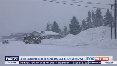 Cleaning up after Tahoe blizzard | Haystack News