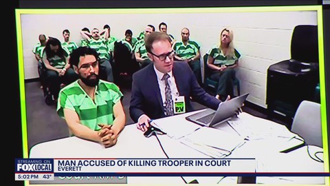 Man accused of killing trooper in crash appears in court | Haystack News